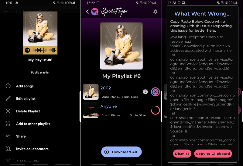 Converteer Spotify-nummers op SpotifFlyer