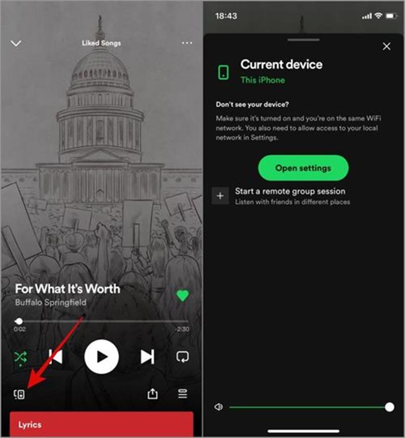 Spotify Current Devices