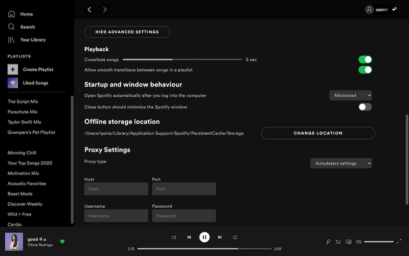 Clear Spotify Cached Data to Fix Spotify Log Out Everywhere