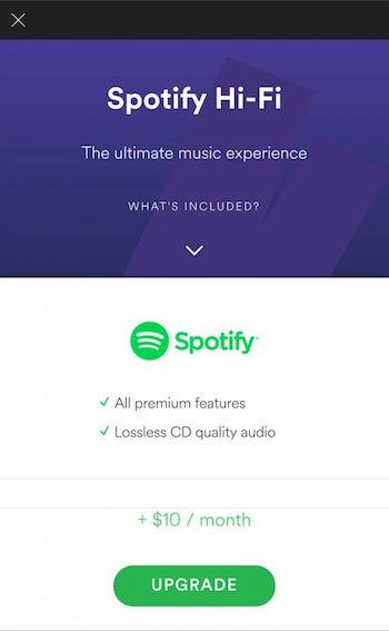 Spotify HiFi Pricing Coming Soon
