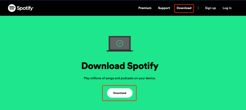 Spotify Mac Download Page
