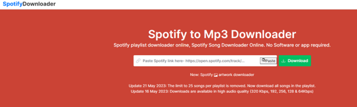 Spotify Song downloader