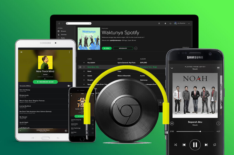 Stream Spotify on Chromecast