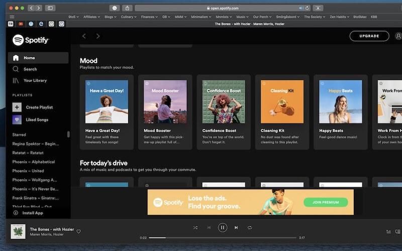 Use Spotify Web Player to Play Music on Mac