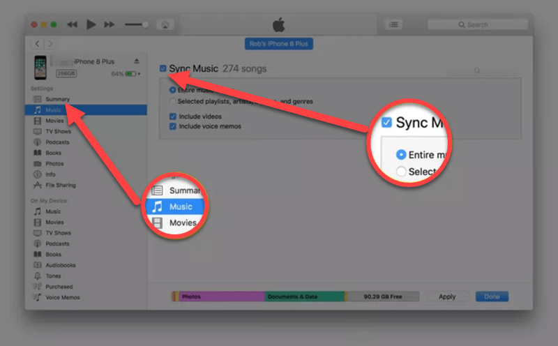 Sync Music to iPhone