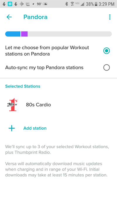 Sync Pandora Downloads to Fitbit Ionic to Enjoy Offline