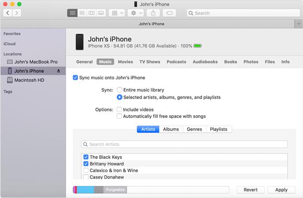 Transfer Music to iPhone on Mac