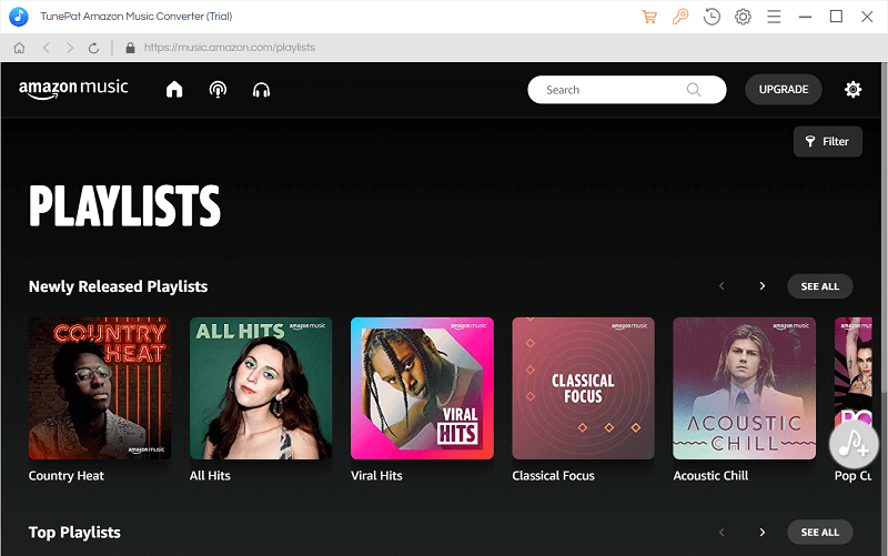 TunePat Amazon Music Converter Homepage