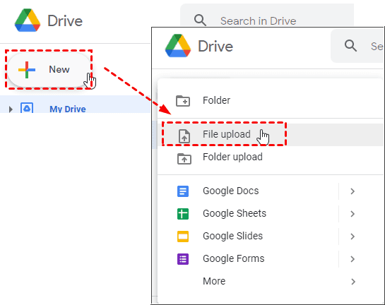 How To Put A Song On Google Drive