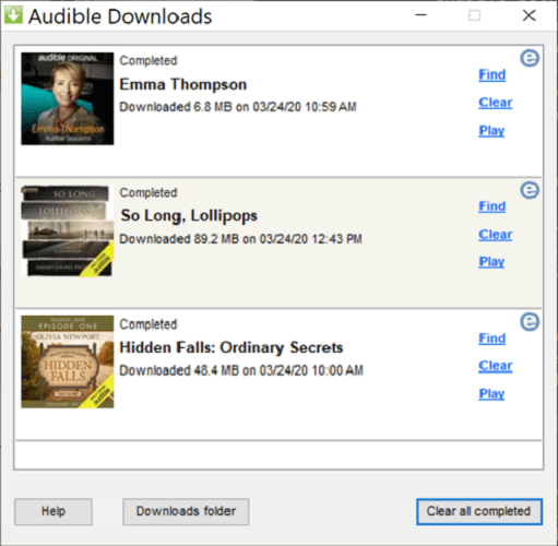 Use Audible Downloader Manager to Download Audible Books