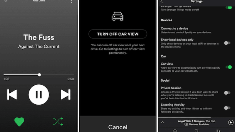 Use Spotify Connect to Play in Car